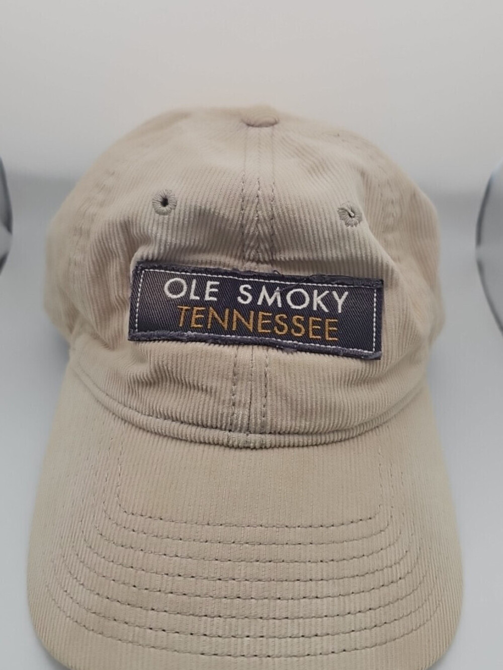 Ole Smoky Tennessee Distillery Moonshine Snapback Hat Curdoroy Very Clean